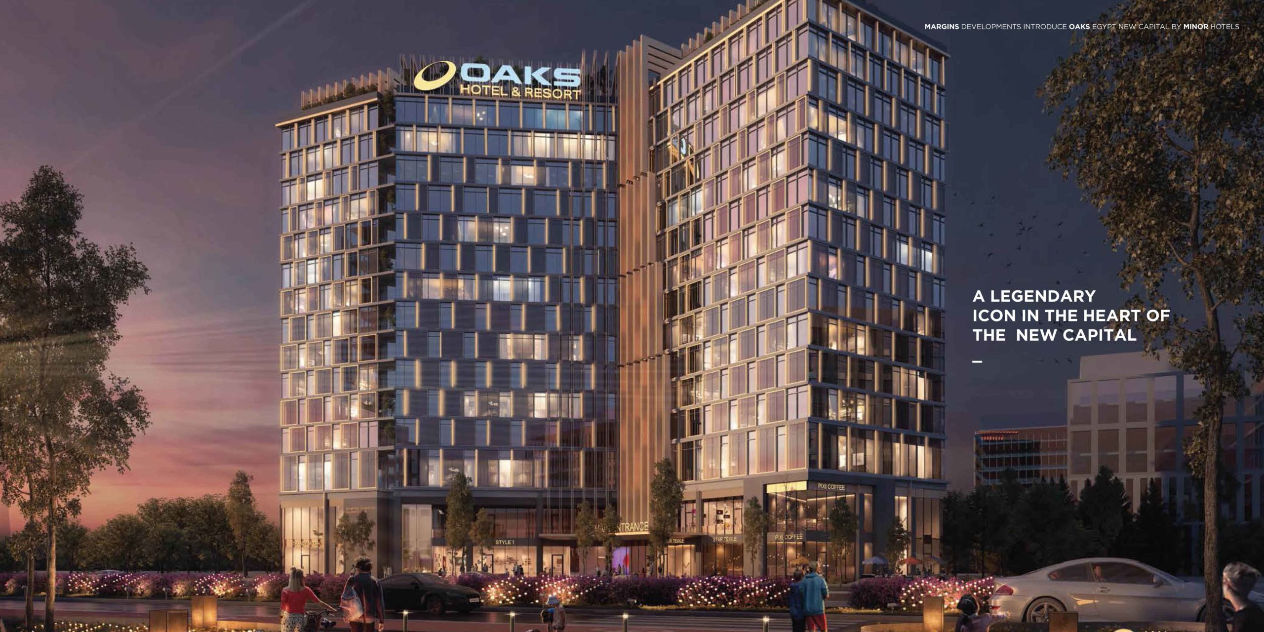 مول اوكس ايجيبت العاصمة الإدارية الجديدةMall Oaks Egypt New Capital تجاري - فندقي