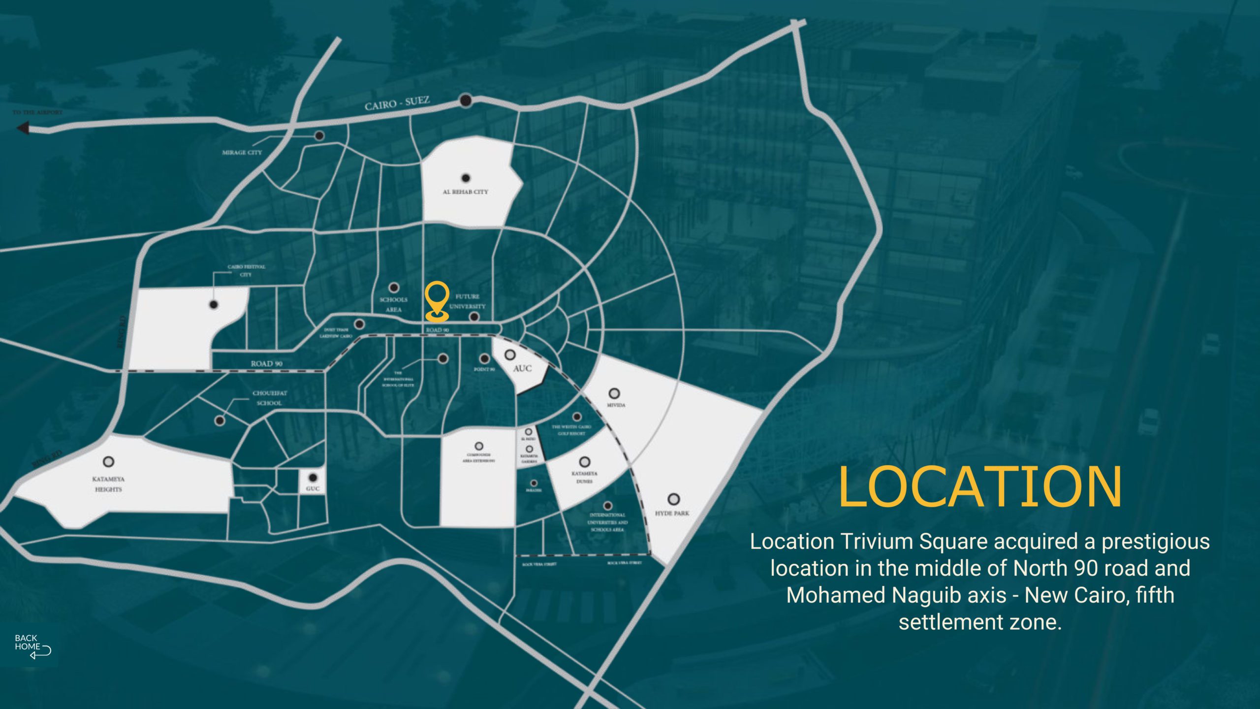 مول تريفيوم سكوير التجمع الخامس - Mall Trivium Square Fifth Settlement