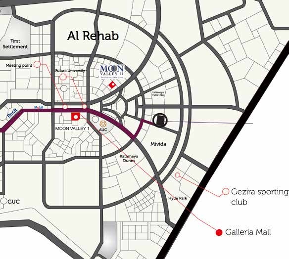 كمبوند جاليريا مون فالي التجمع الخامس - Compound Galleria Moon Valley Fifth Settlement