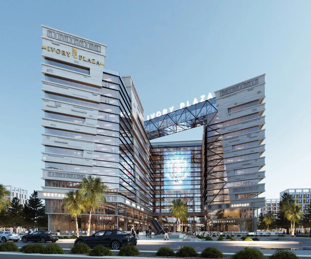 مول ايفوري بلازا العاصمة الإدارية الجديدة Mall Ivory Plaza New Capital تجاري - اداري - طبي