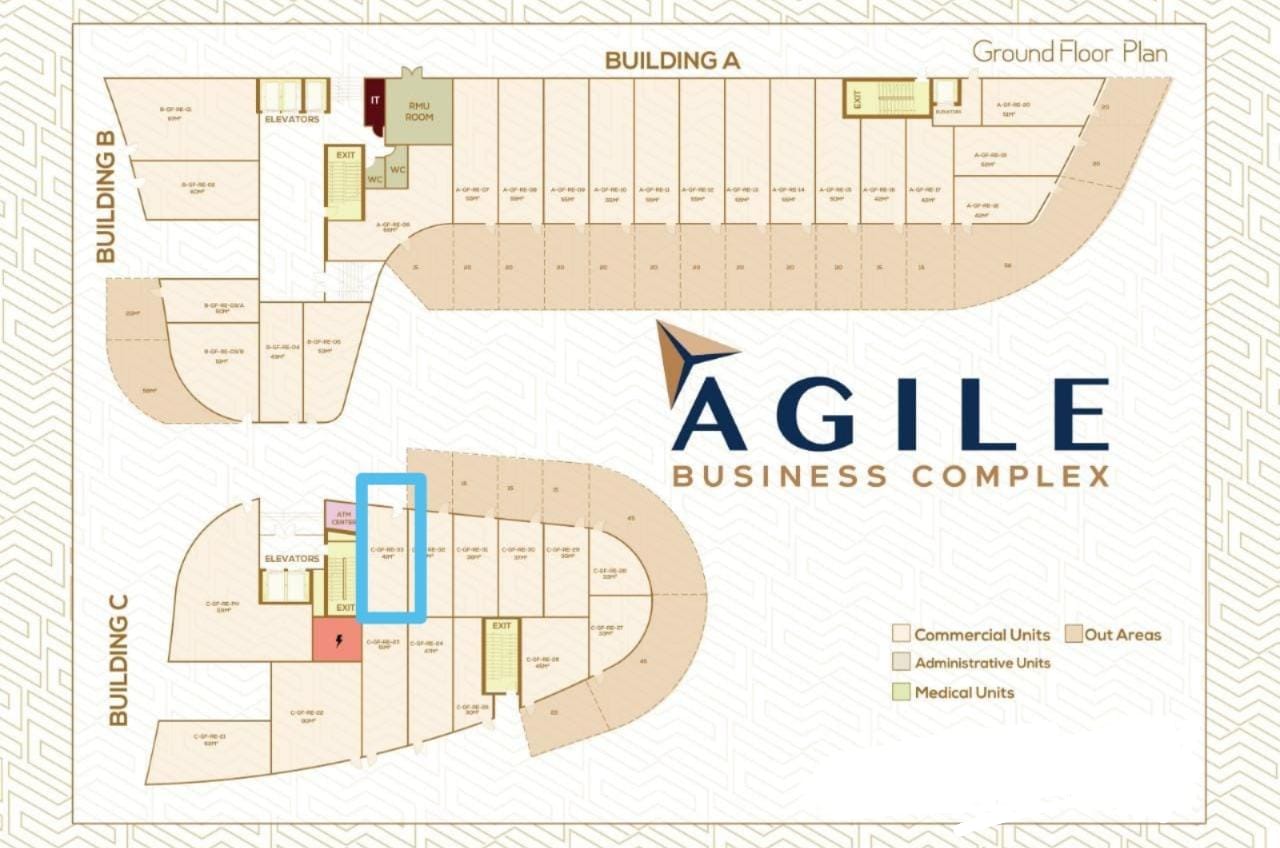 مول اجيل بيزنس كومبلكس العاصمة الإدارية الجديدةMall Agile Business Complex New Capital تجاري - اداري - طبي