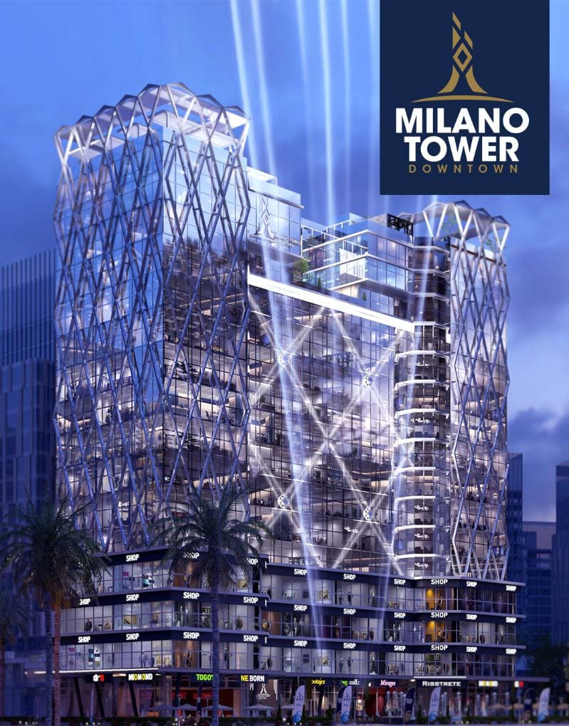  مول ميلانو تاور العاصمة الإدارية الجديدة  Mall Milano Tower New Capital  تجاري - اداري - طبي