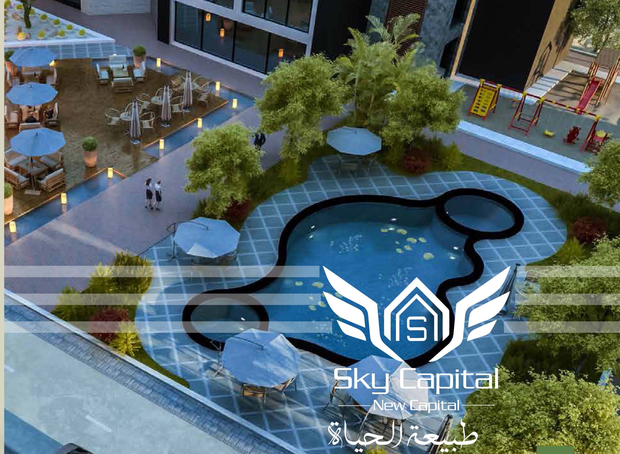 كمبوند سكاي كابيتال فيو العاصمة الإدارية الجديدةCompound Sky Capital View New Capital سكني