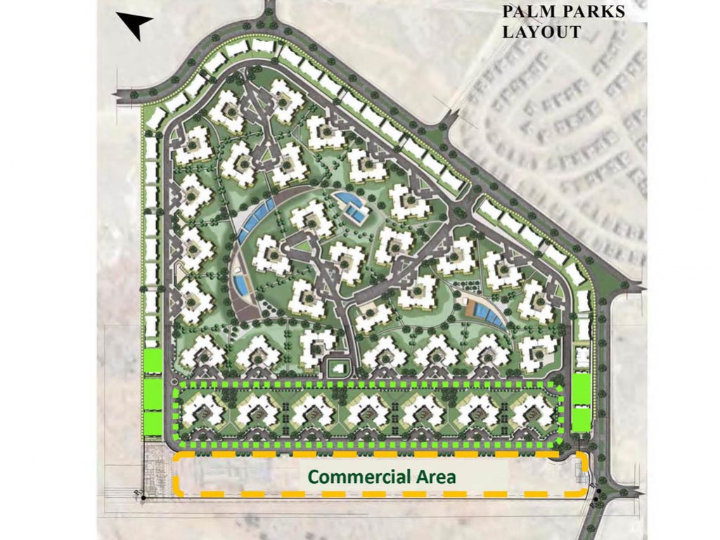 كمبوند بالم باركس السادس من أكتوبر Compound Palm parks 6th October سكني