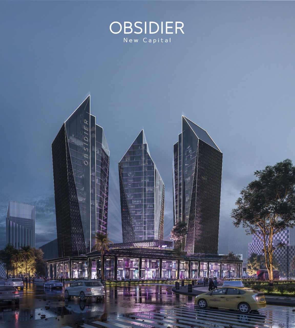 مول أوبسيدر تاور العاصمة الإدارية الجديدةMall Obsidier Tower New Capital تجاري - اداري - طبي