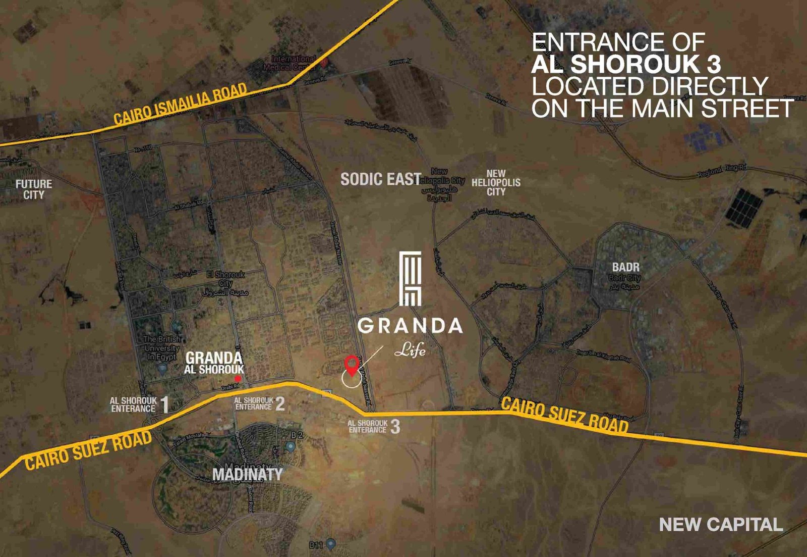 كمبوند جراند لايف مدينة الشروق -&nbsp;Compound Granda Life Al Shrouk City