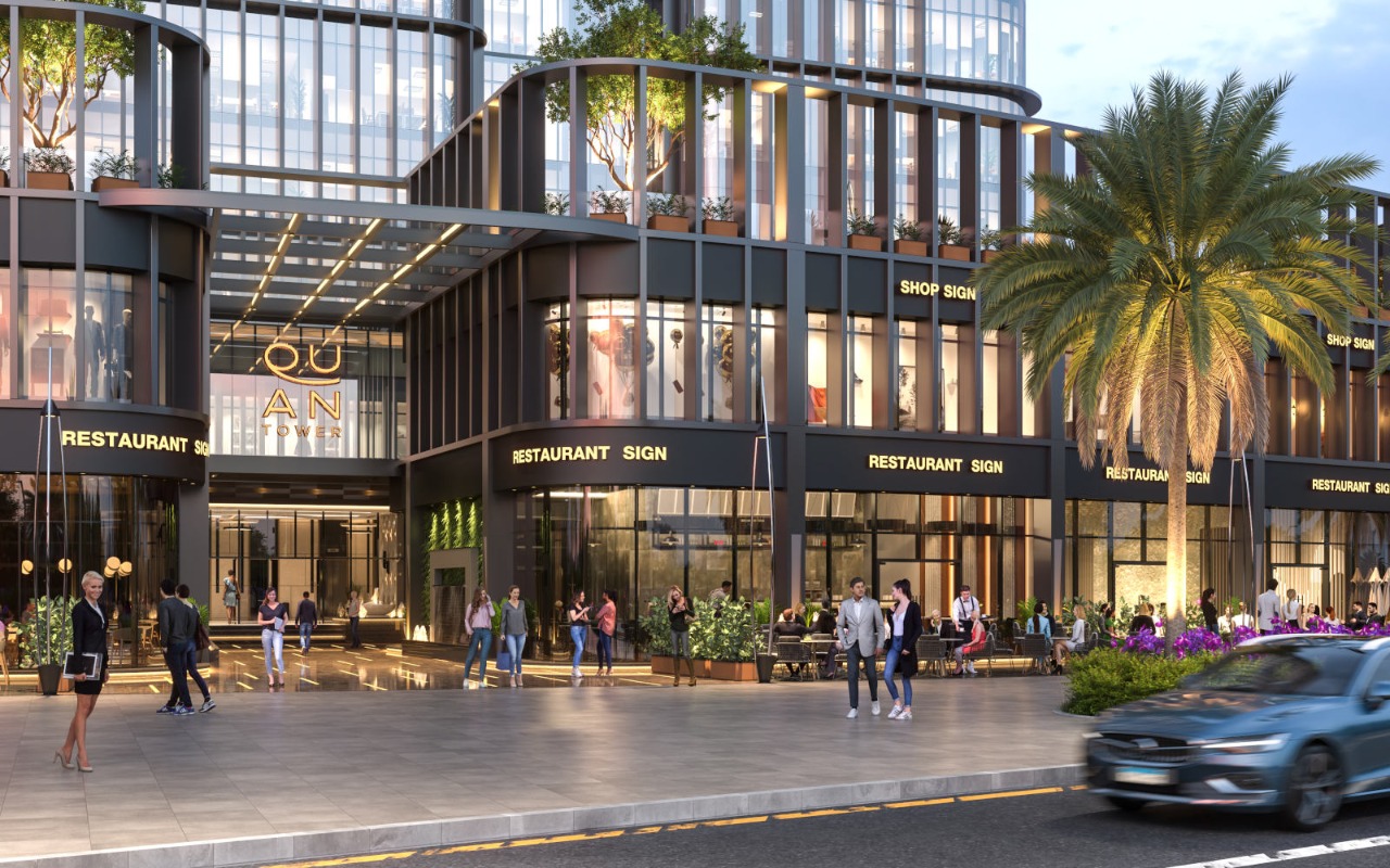 مول كوان تاور العاصمة الإدارية الجديدةMall Quan Tower New Capital تجاري - اداري - طبي - فندقي