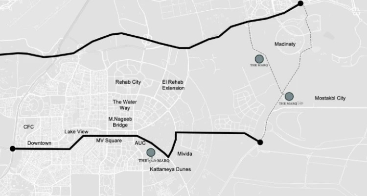 كمبوند ذا مارك فيل المستقبل سيتي - Compound The Marq Ville Mostakbal City