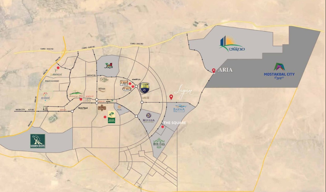 كمبوند أريا المستقبل سيتي - Compound Aria Al Mostakbal City