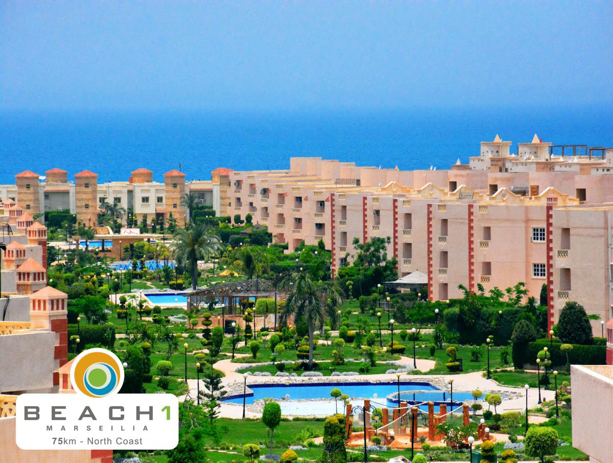 قرية مرسيليا بيتش 1 بالساحل الشمالي - Marsillia Beach 1 Resort North Coast