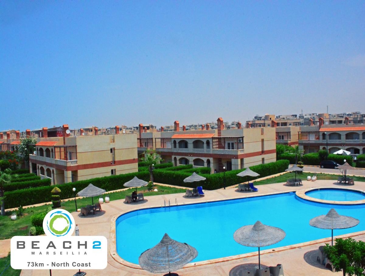 قرية مرسيليا بيتش 2 بالساحل الشمالي - Marsillia Beach 2 Resort North Coast