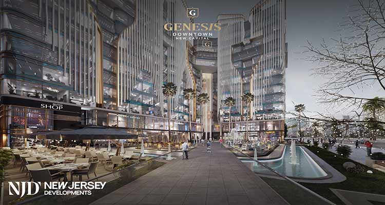 مول جينسيس داون تاون العاصمة الإدارية الجديدةMall Genesis Downtown New Capital تجاري - اداري - طبي - فندقي