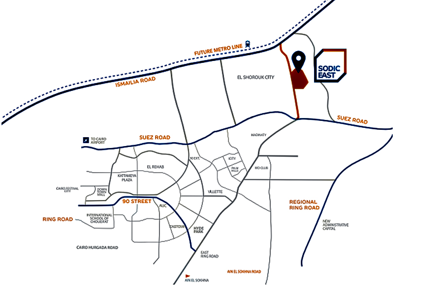 كمبوند سوديك ايست هليوبوليس الجديدة - Compound Sodic East New Heliopolis