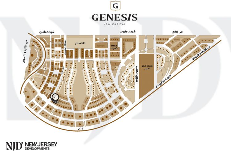 مول جينسيس داون تاون العاصمة الإدارية الجديدةMall Genesis Downtown New Capital تجاري - اداري - طبي - فندقي