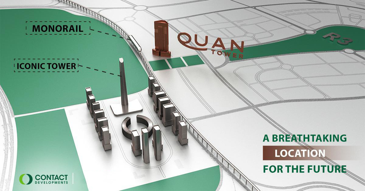 مول كوان تاور العاصمة الإدارية الجديدةMall Quan Tower New Capital تجاري - اداري - طبي - فندقي