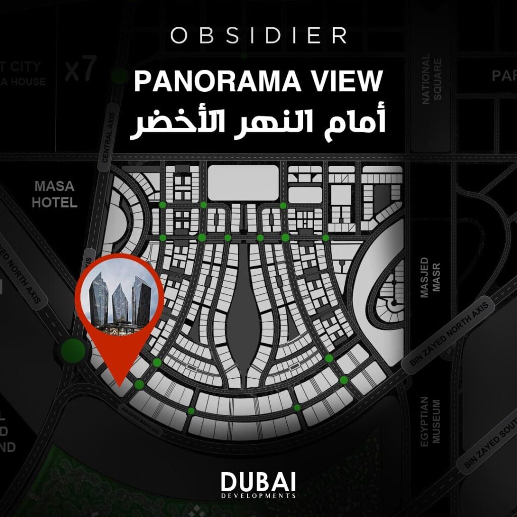 مول أوبسيدر تاور العاصمة الإدارية الجديدةMall Obsidier Tower New Capital تجاري - اداري - طبي