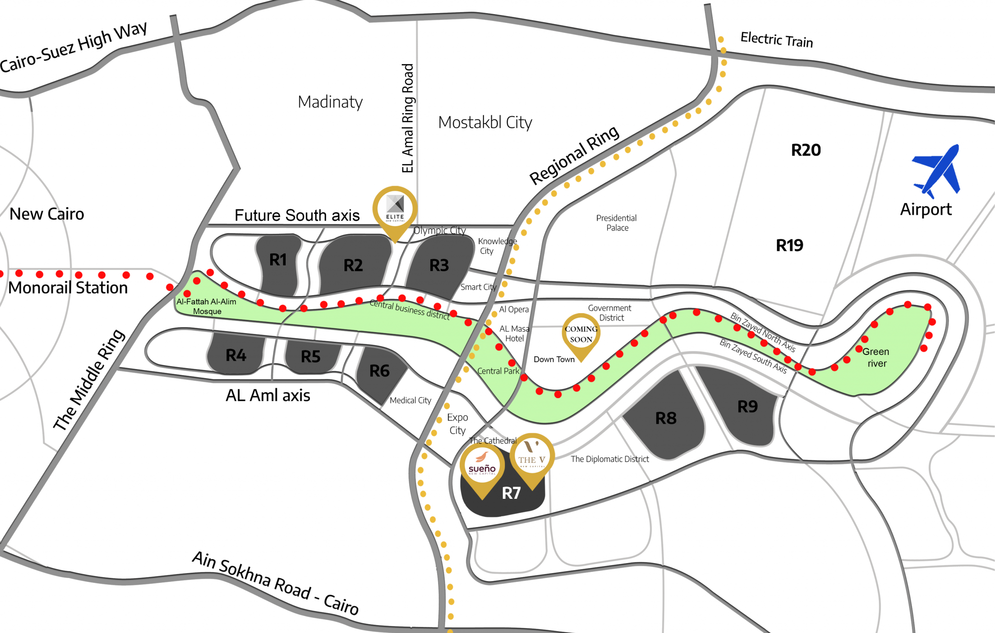  كمبوند سونيو العاصمة الإدارية الجديدةCompound Sueno New Capital سكني