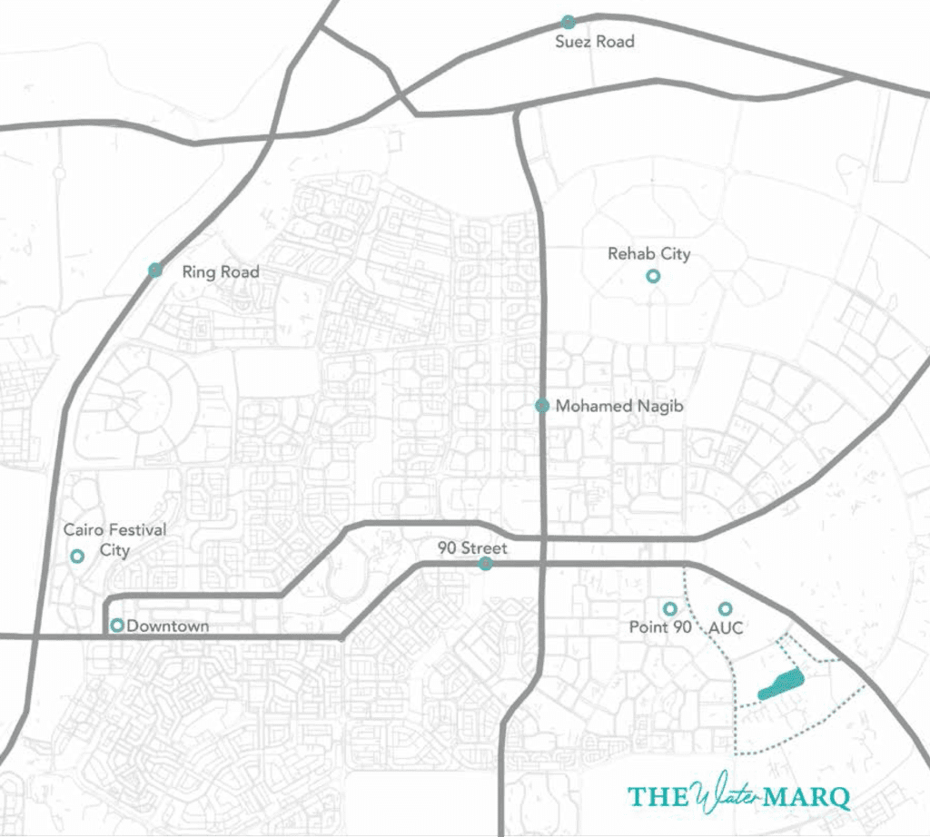 كمبوند ذا واتر مارك التجمع الخامس - Compound The Water MarQ Fifth Settlement