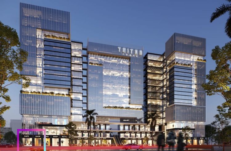 مول تريتون تاور العاصمة الإدارية الجديدةMall Triton Tower New Capital تجاري - اداري - طبي