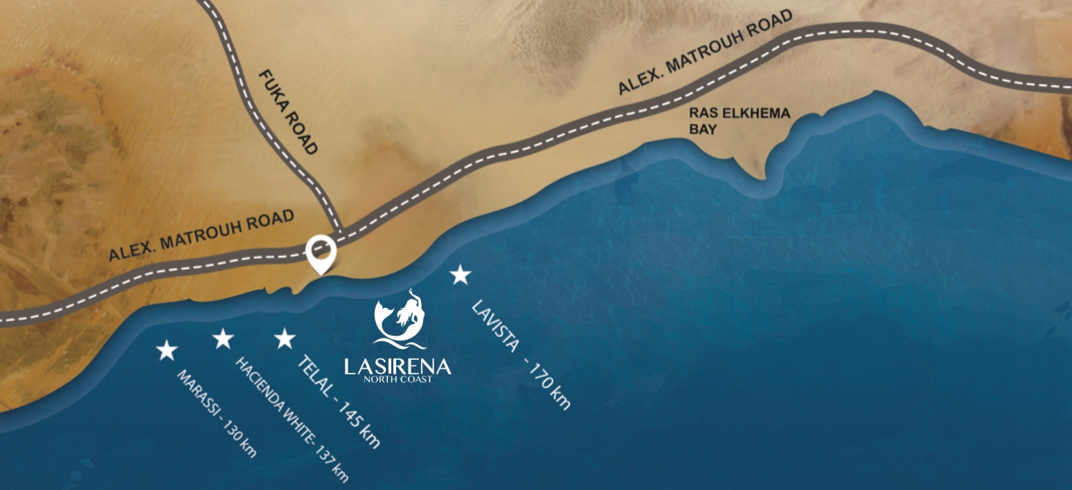 قرية لاسيرينا بالساحل الشمالي - Lasirena Resort North Coast