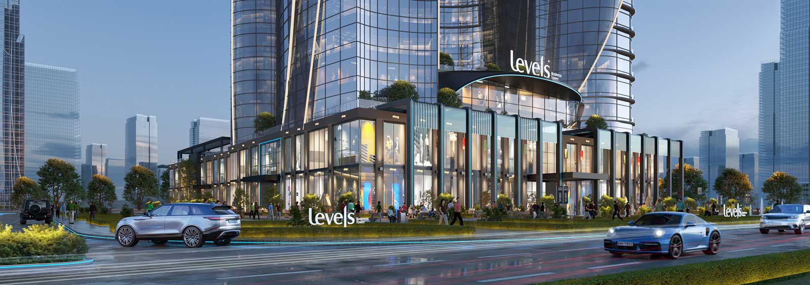  مول ليفلز بيزنس تاور العاصمة الإدارية الجديدة Mall Levels Business Tower New Capital تجاري - اداري - فندقي