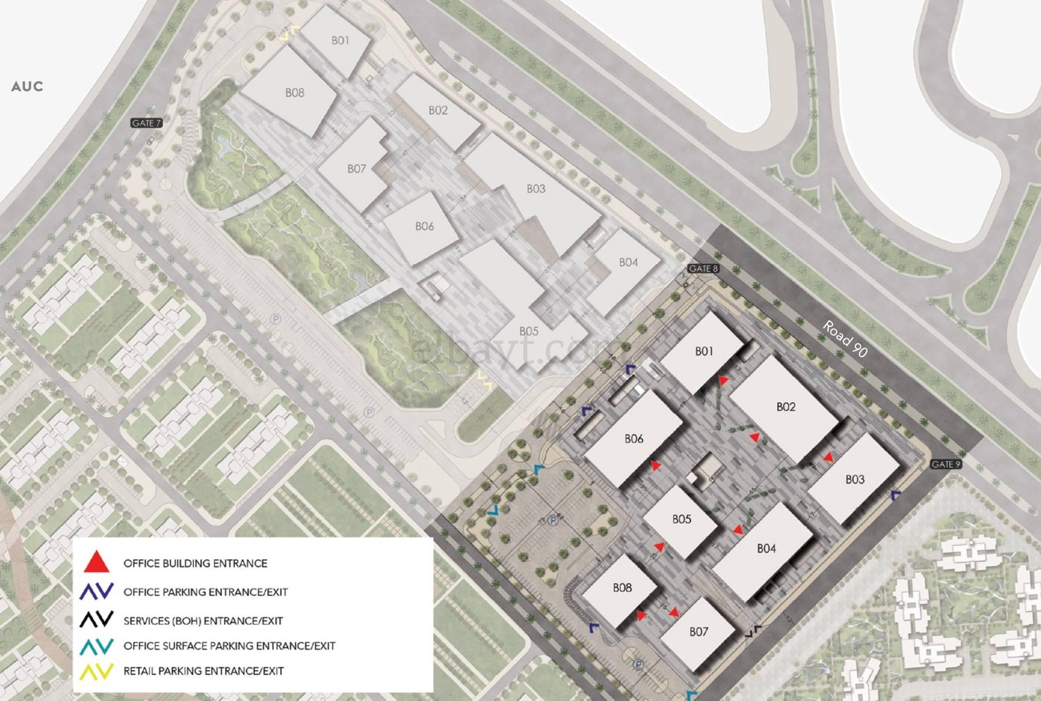 مول ايست تاون ديستركت التجمع الخامس - Mall Eastown District EDNC Fifth Settlement