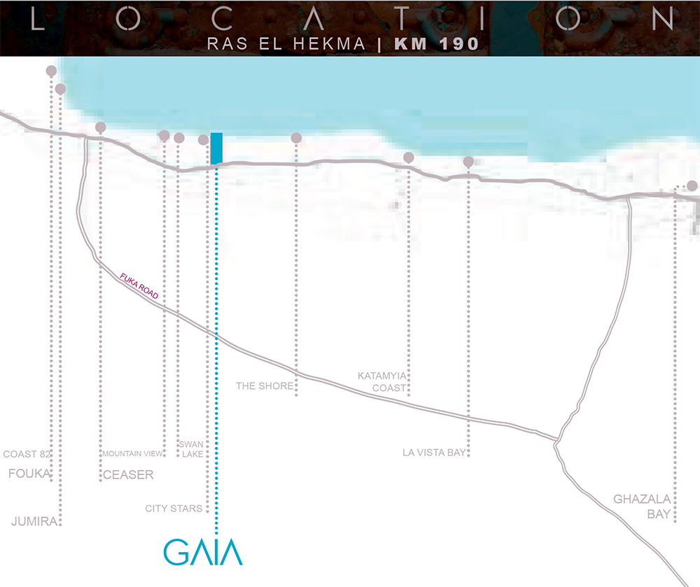 قرية جايا بالساحل الشمالي - Gaia Resort North Coast