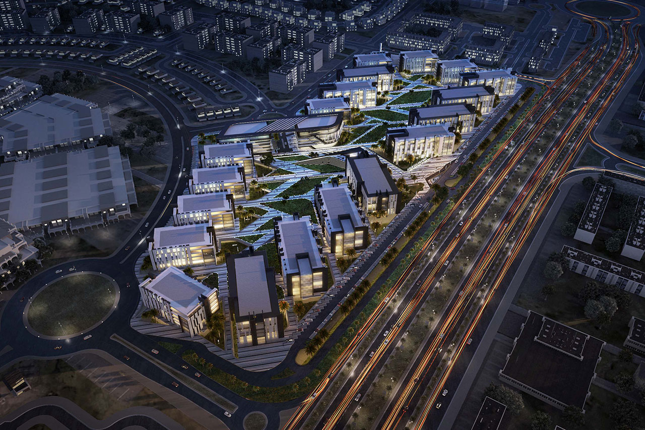 هايد بارك بيزنس ديستريكت التجمع الخامس - Mall Business District Hyde Park Fifth Settlement