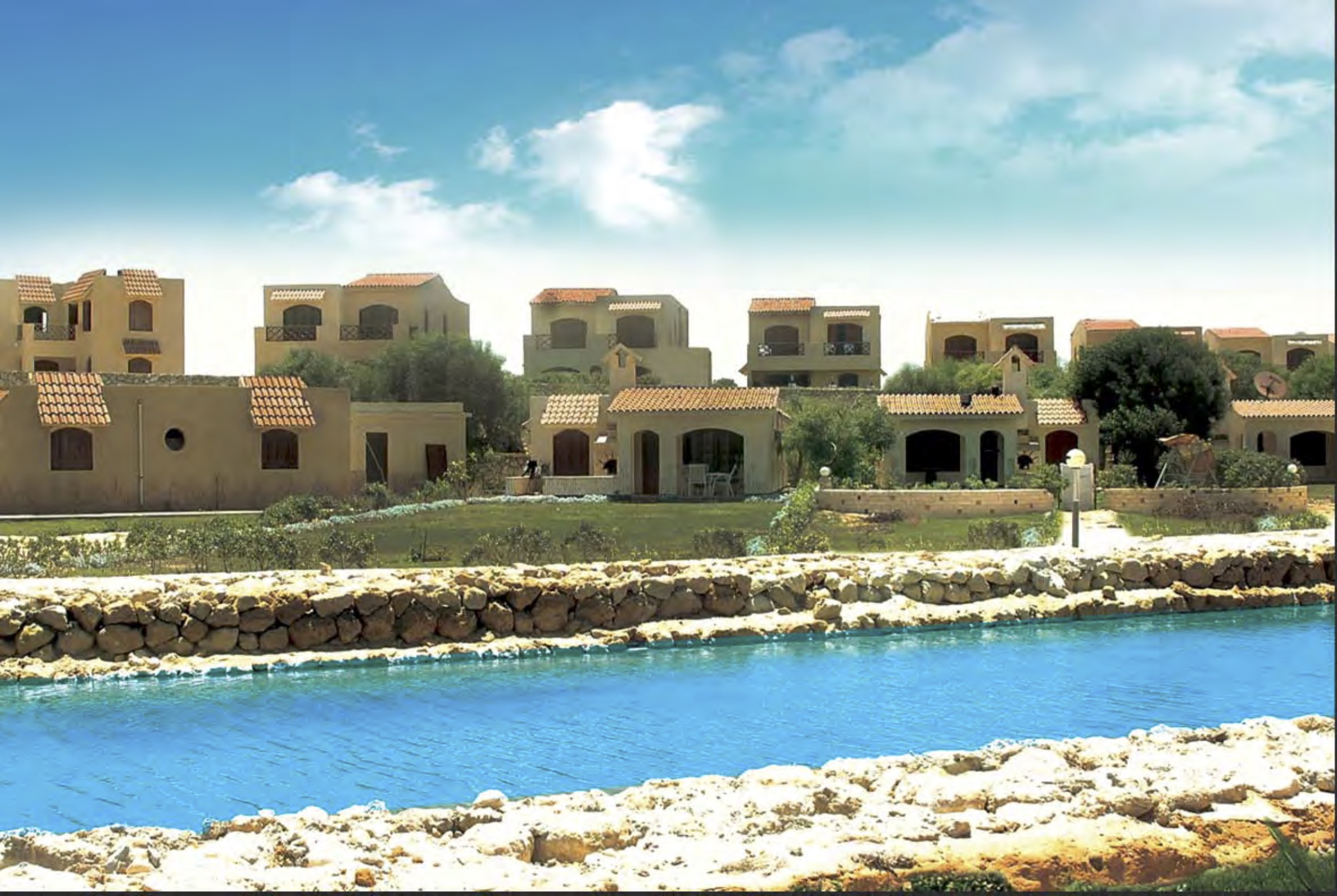 قرية جراولة باي بالساحل الشمالي - Garawla Island Resort North Coast