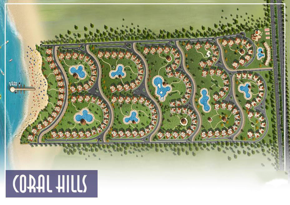 قرية كورال هيلز بالساحل الشمالي - Coral Hills Resort North Coast