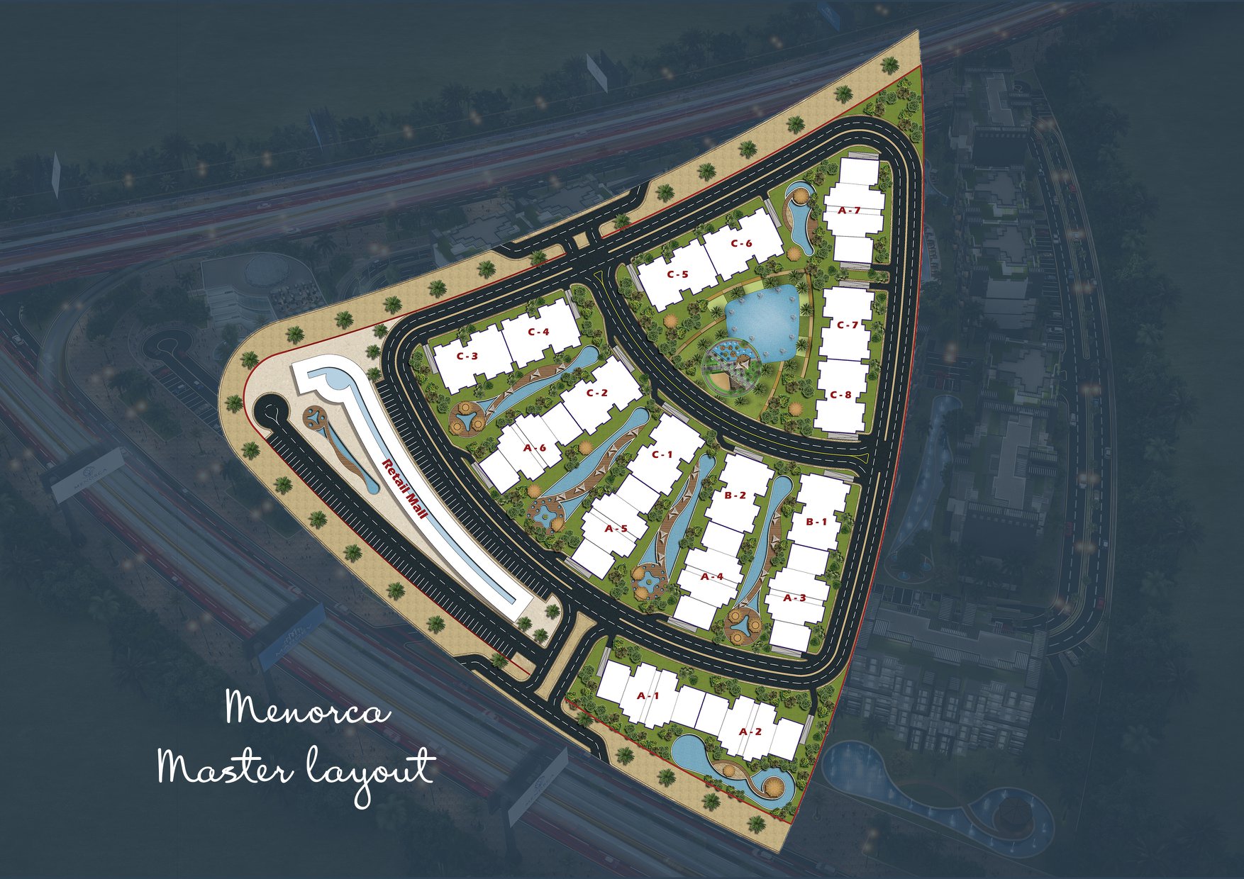 كمبوند مينوركا العاصمة الإدارية الجديدة - Compound Menorca New Capital‎سكني