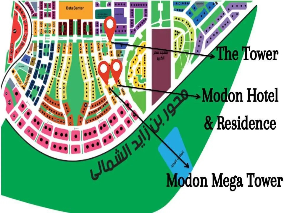 مدن هوتيل أند ريزيدنس العاصمة الإدارية الجديدة - Modon Hotel and Residence New Capitalتجاري - اداري - فندقي