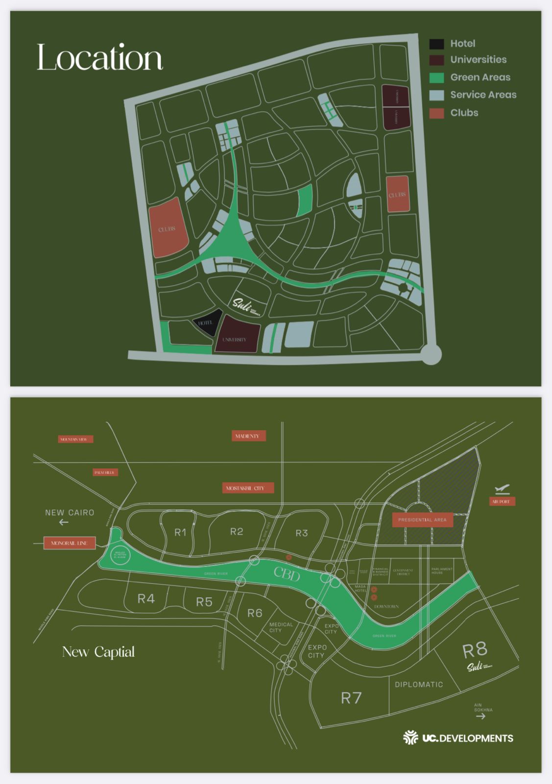 كمبوند سولي جولف ريزيدنس العاصمة الإدارية الجديدة - Compound Suli Golf Residence New Capitalسكني