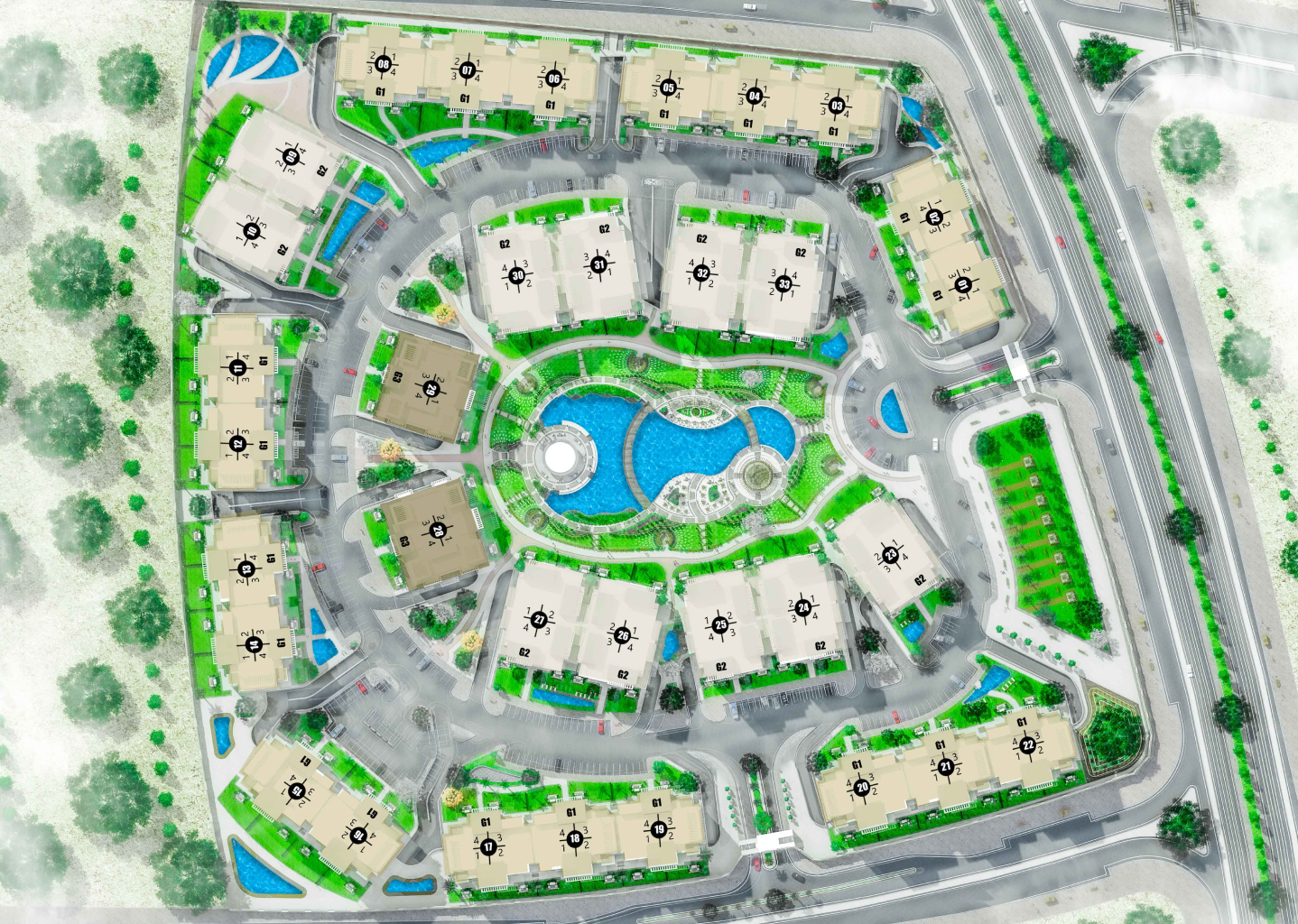 كمبوند مورايا العاصمة الإدارية الجديدة - Compound Moraya New Capitalسكني