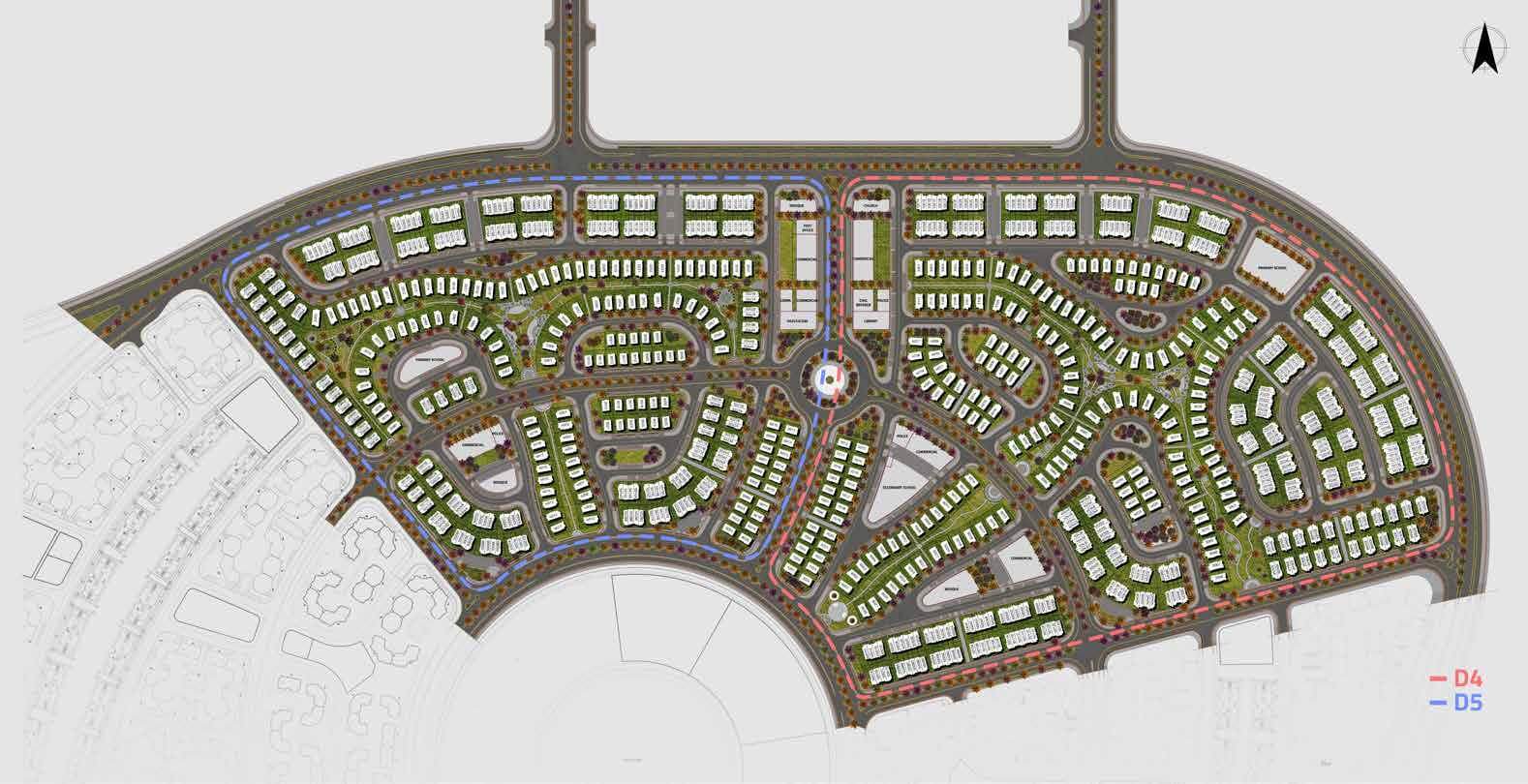 كمبوند المقصد العاصمة الإدارية الجديدة - Compound Al Maqsad New Capitalسكني