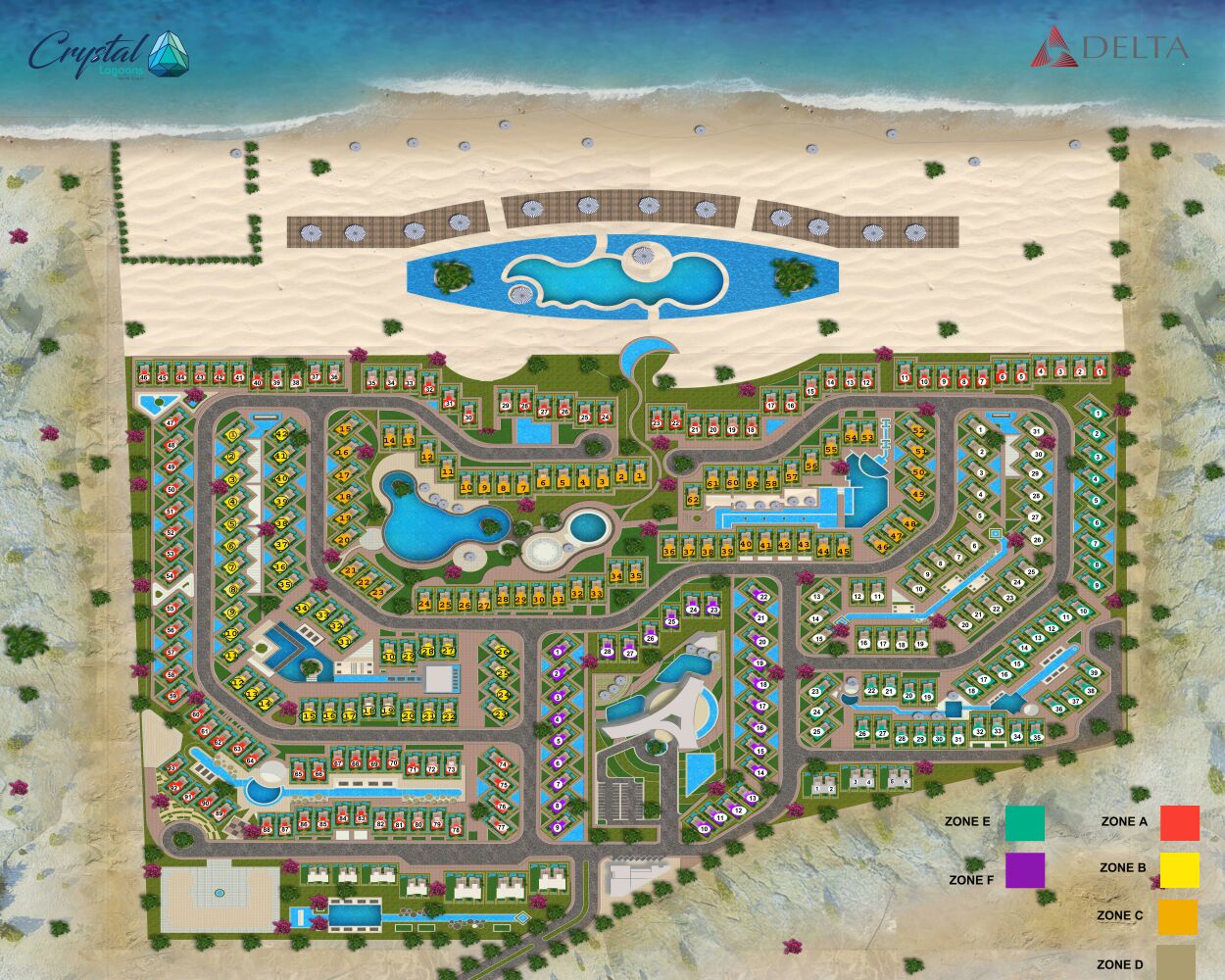 قرية كريستال باي الساحل الشمالي-Crystal Bay Resort North Coast