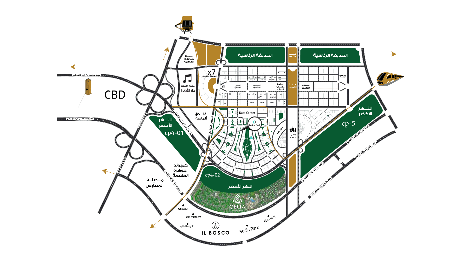 مول سنترال بوينت العاصمة الإدارية الجديدة - Mall Central Point New Capitalتجاري - اداري