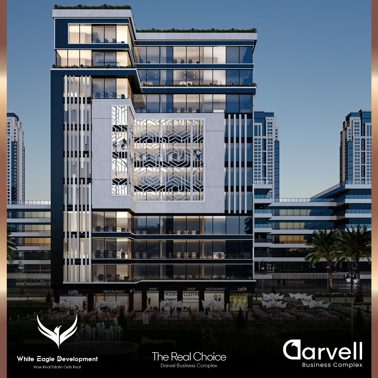 مول دارفيل بيزنس كومبلكس العاصمة الادارية الجديدة - Mall Darvell Business Complex New Capitalتجاري - اداري