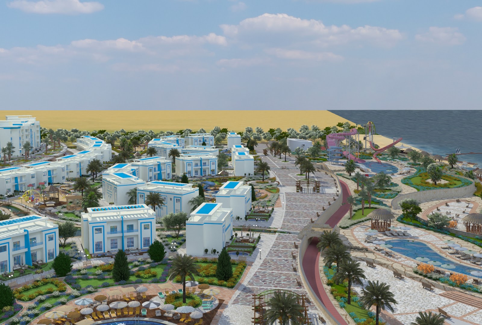 قرية سي فيو الساحل الشمالي - Sea View Resort North Coast