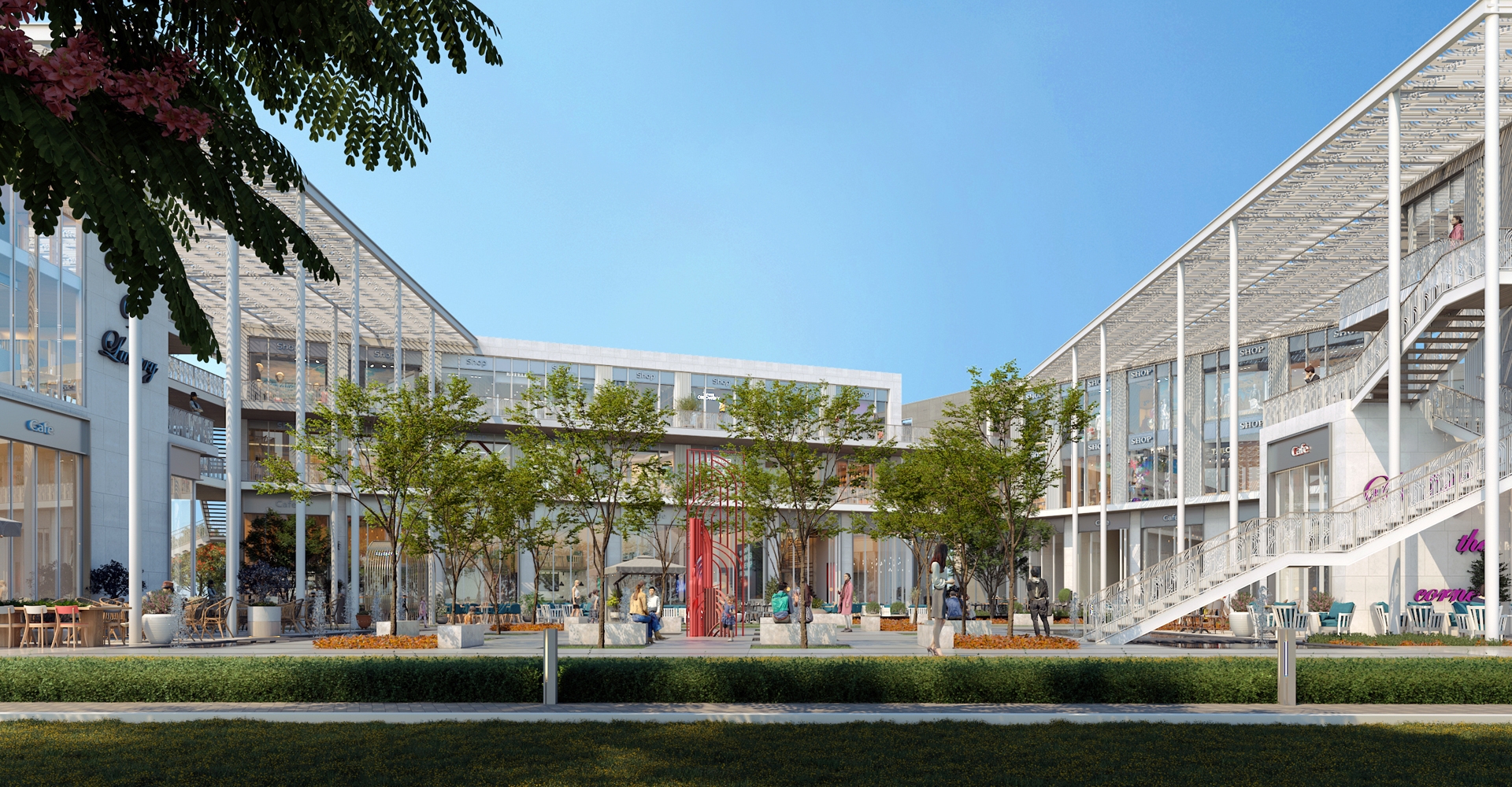 مول بوتانيكا هب ستريب العاصمة الإدارية الجديدة - Botanica Hub Strip Mall New Capitalتجاري - طبي