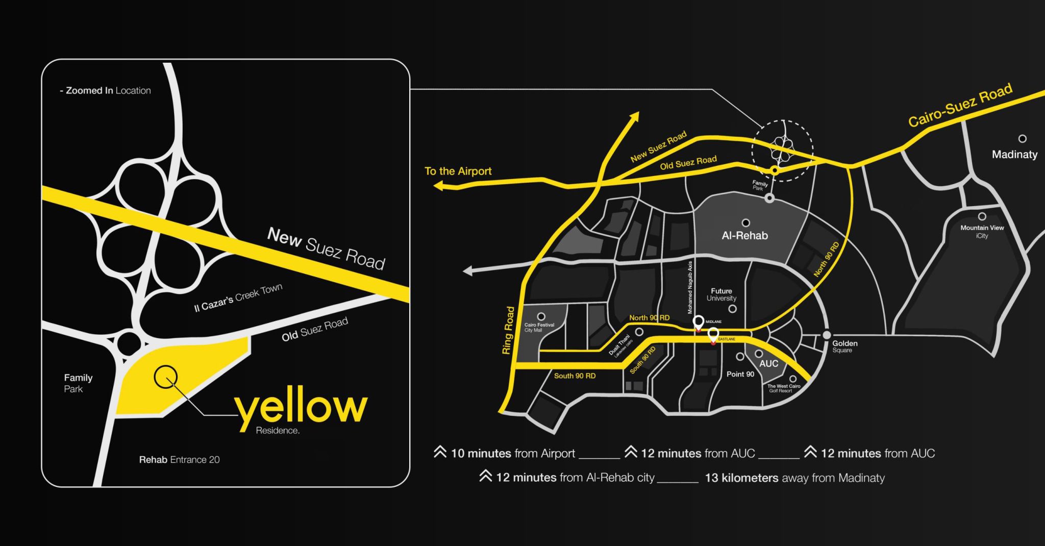 كمبوند يلو ريزيدنس التجمع الخامس - Compound Yellow Residence Fifth Settlement