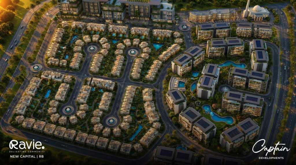دوبلكس – Compound Ravie New Capital – العاصمة الإدارية الجديدة