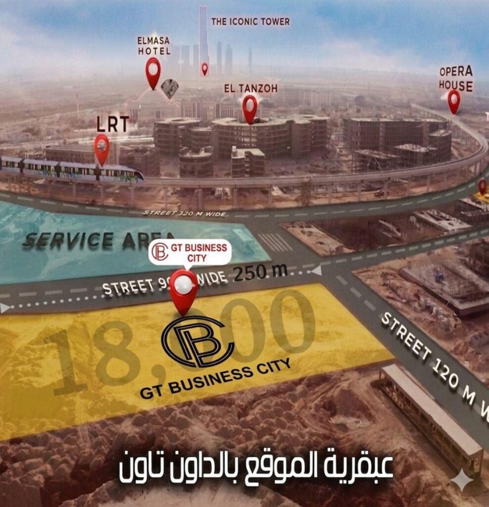 محل – GT BUSINESS CITY – العاصمة الإدارية الجديدة