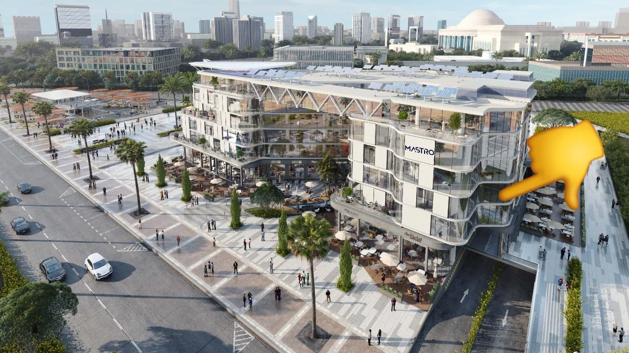 محل تجاري دور تاني بالداون تاون (العاصمة الإدارية)