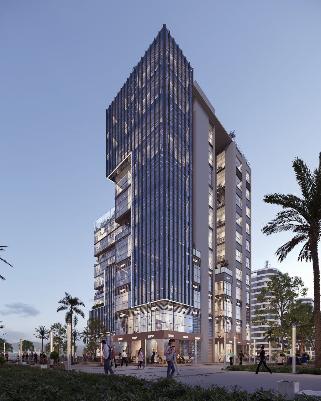 محل تجاري بالداون تاون (العاصمة الإدارية)