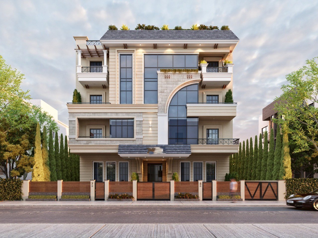 شقة بفيو حديقة في بيت الوطن (القاهرة الجديدة)