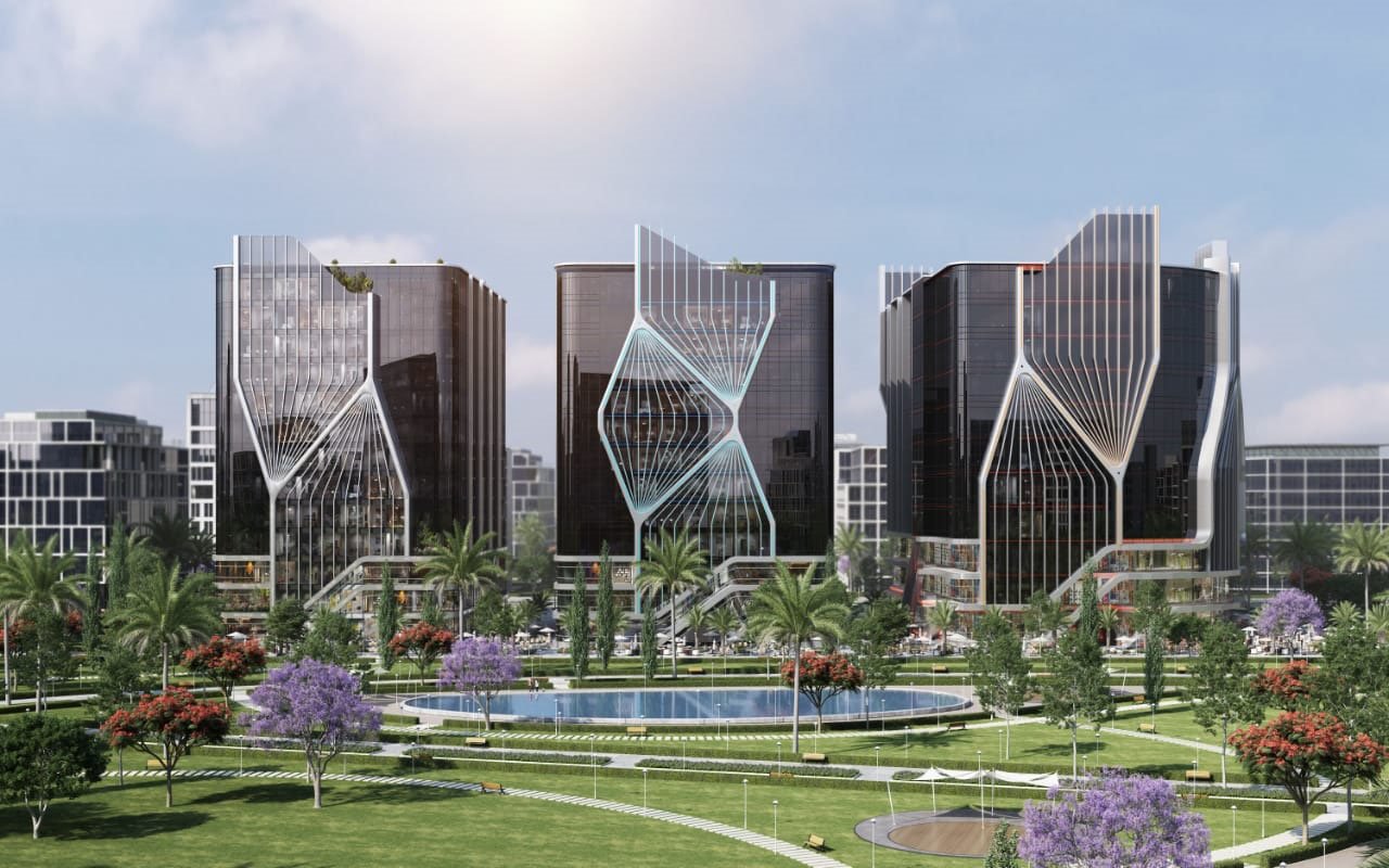 مكتب إداري علي السنترال بارك بالداون تاون (العاصمة الإدارية)