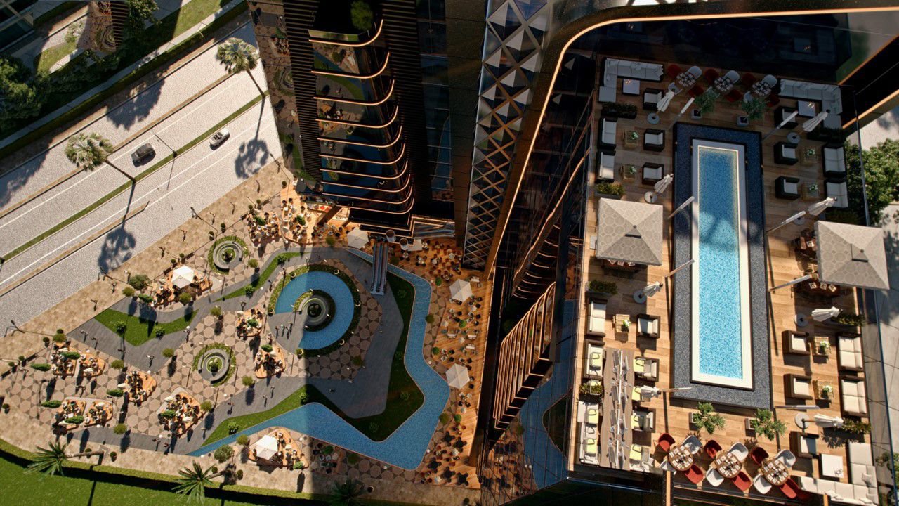 محل تجاري بمنطقة الفود كورت بالداون تاون (العاصمة الإدارية)