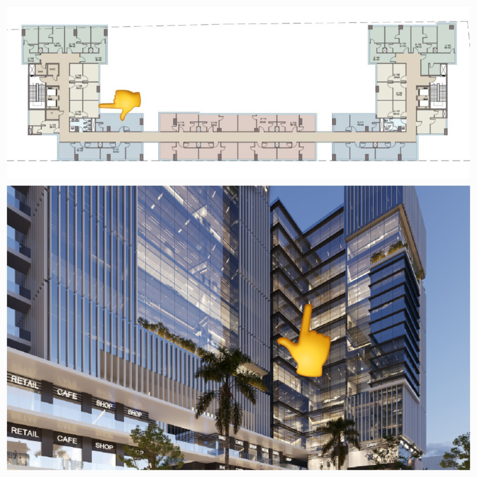محل تجاري دور تاني بجوار الاسانسير بالCBD (العاصمة الإدارية)